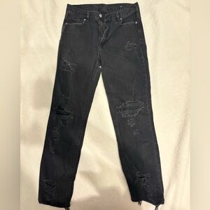 American Eagle ripped jeans